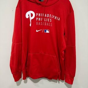 Phillies Nike Baseball Red Hoodie